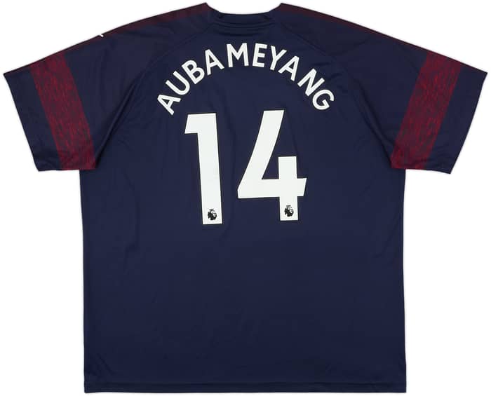 2018-19 Arsenal Away Shirt Aubameyang #14 - 6/10 - (3XL)