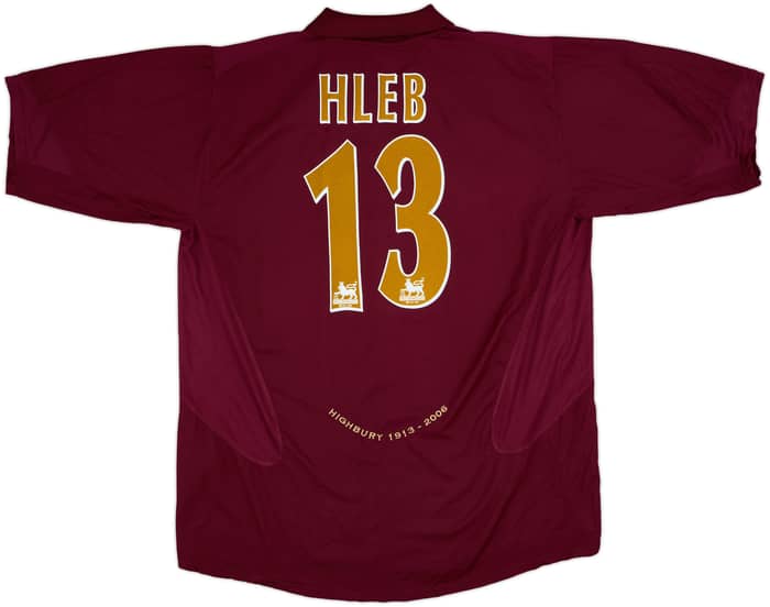 2005-06 Arsenal Home Shirt Hleb #13 - 8/10 - (XXL)