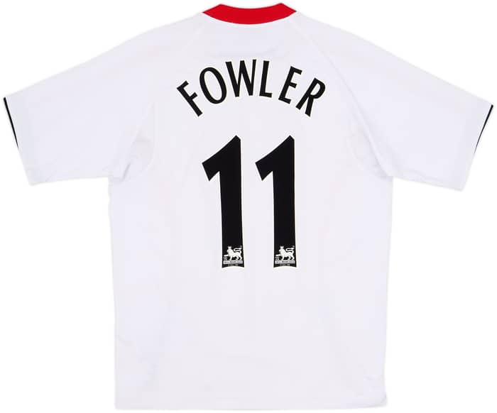 2005-06 Liverpool Away Shirt Fowler #11 - 9/10 - (M)