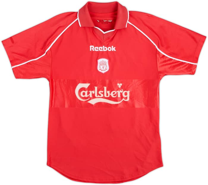 2000-02 Liverpool Home Shirt Gerrard #17 - 6/10 - (S)