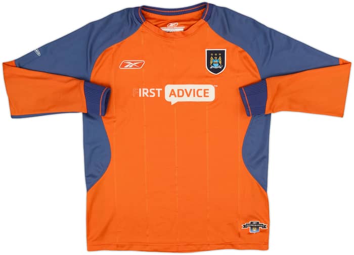 2003-04 Manchester City GK Shirt - 4/10 - (L.Boys)