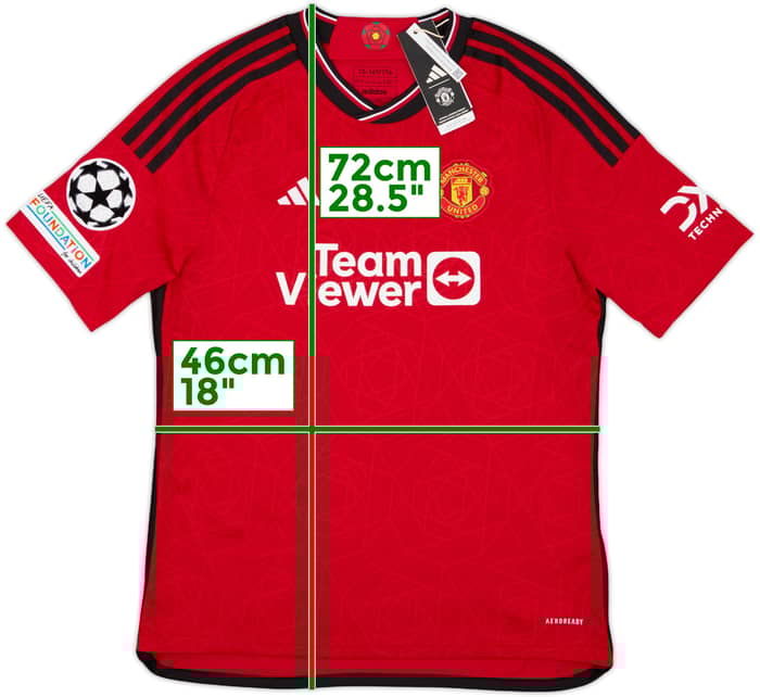 2023-24 Manchester United Home Shirt #3 (XL.Boys)