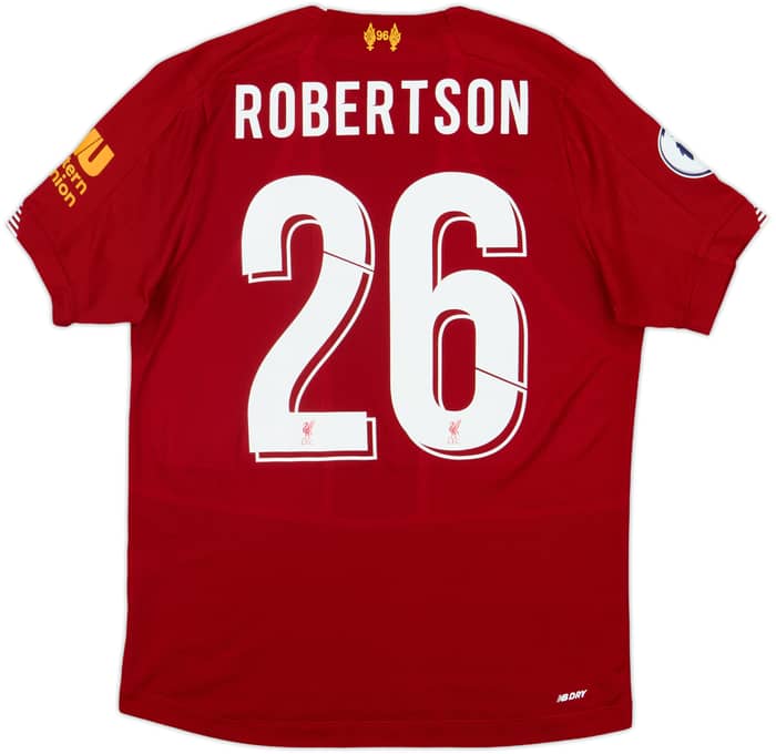 2019-20 Liverpool Home Shirt Robertson #26 - 10/10 - (XL.Boys)