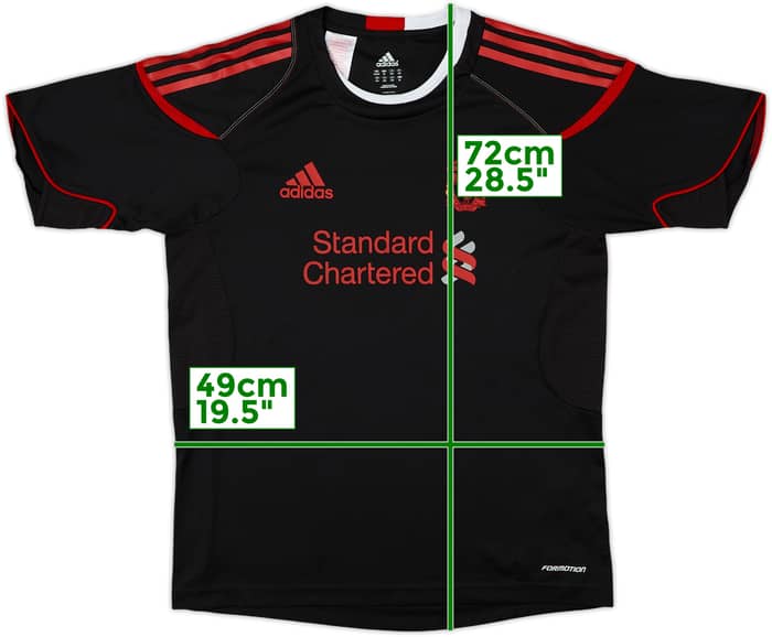 2010-11 Liverpool adidas Formotion Training Shirt - 8/10 - (XL.Boys)