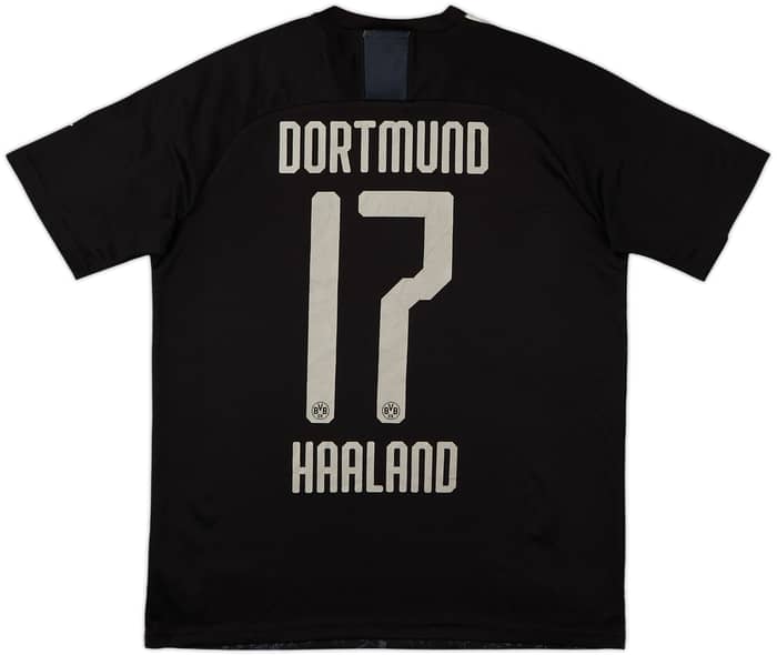 2019-20 Borussia Dortmund Away Shirt Haaland #17 - 6/10 - (XL.Boys)