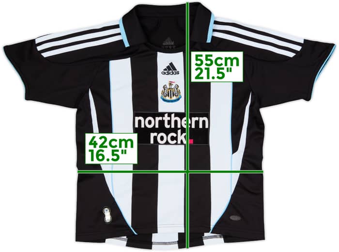 2007-09 Newcastle Home Shirt - 8/10 - (S.Boys)