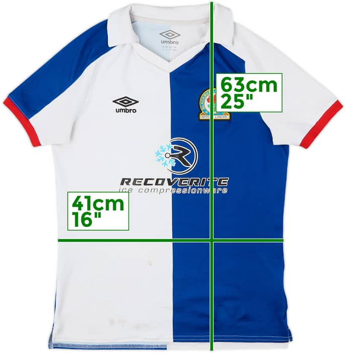 2020-21 Blackburn Home Shirt - 5/10 - (L.Boys)