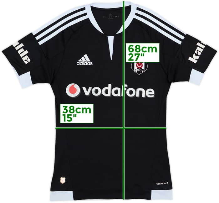 2015-16 Besiktas Third Shirt - 6/10 - (L.Boys)