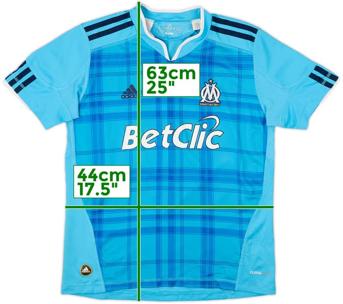 2010-11 Olympique Marseille Away Shirt - 5/10 - (M.Boys)