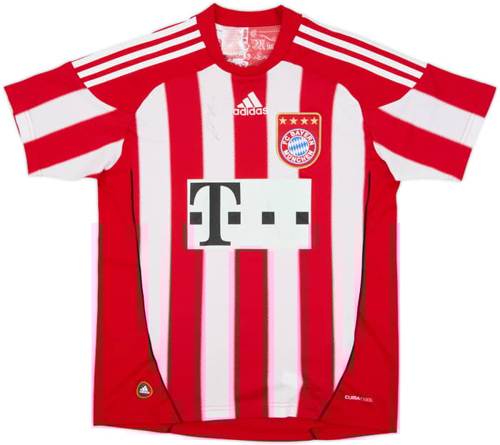 2010-11 Bayern Munich Signed Home Shirt - 8/10 - (L.Boys)