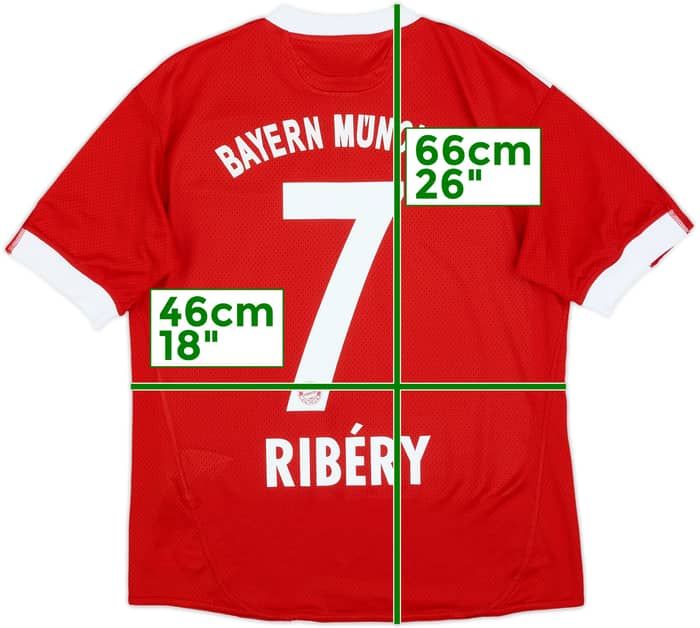 2009-10 Bayern Munich Home Shirt Ribery #7 - 5/10 - (Women's S)