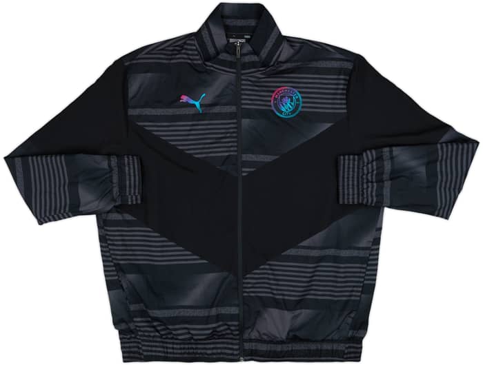 2021-22 Manchester City Puma Track Jacket - 8/10 - (XL)