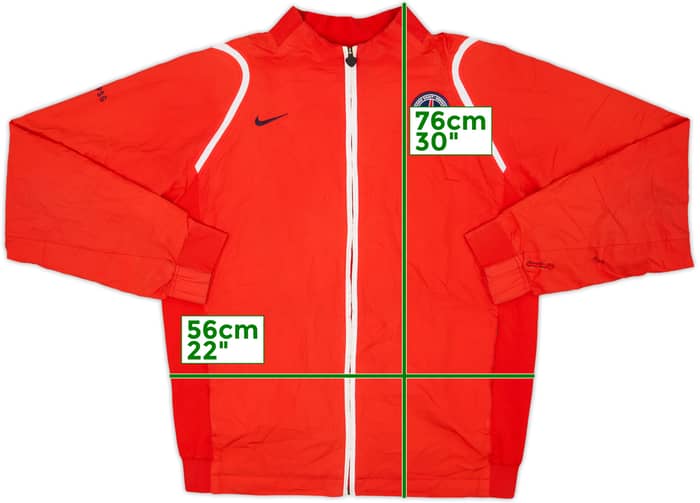 2006-07 Paris Saint-Germain Nike Track Jacket - 8/10 - (XL)