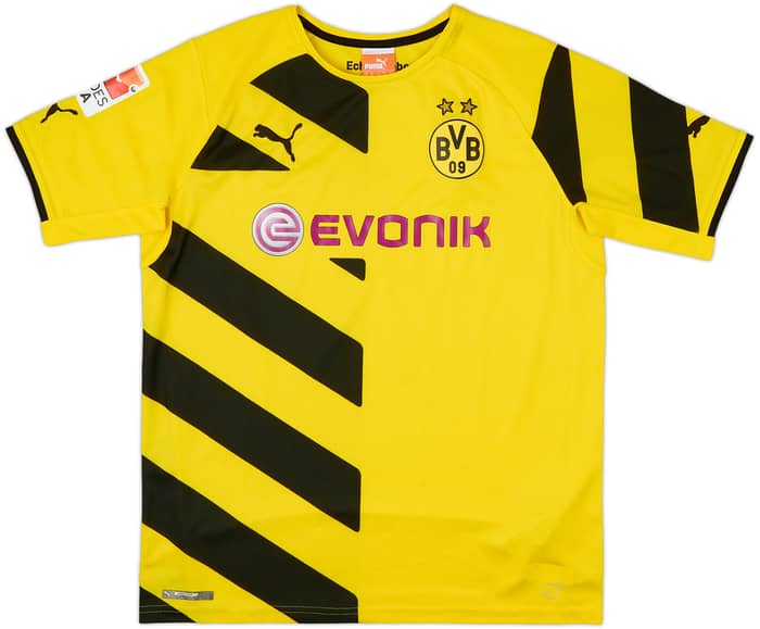 2014-15 Borussia Dortmund Home Shirt Kehl #5 - 4/10 - (XL.Boys)