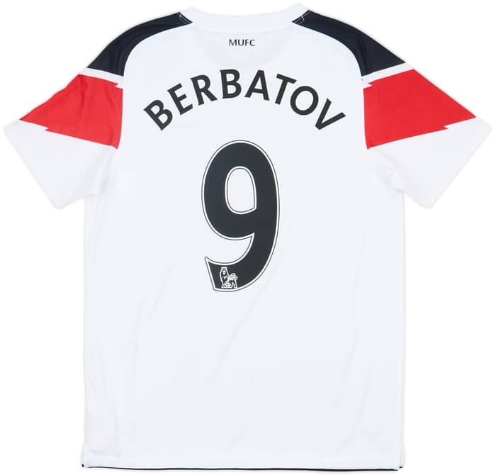 2010-12 Manchester United Away Shirt Berbatov #9 - 8/10 - (XL.Boys)