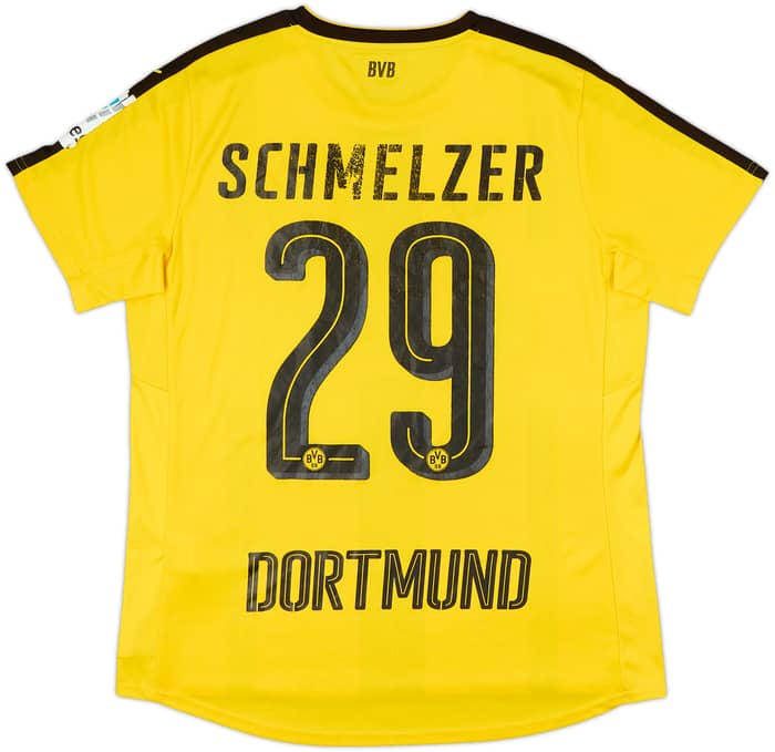 2016-17 Borussia Dortmund Home Shirt Schmelzer #29 - 5/10 - (Women's L)