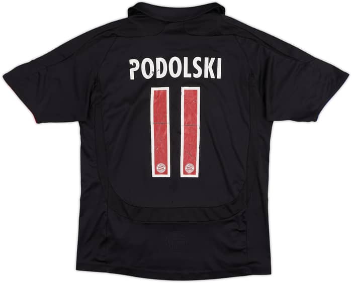 2007-08 Bayern Munich Third Shirt Podolski #11 - 5/10 - (L.Boys)