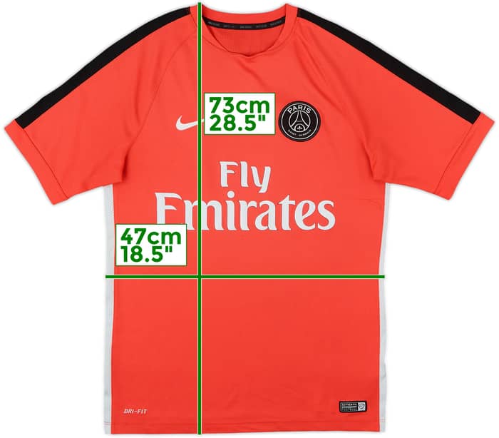 2015-16 Paris Saint-Germain Training Shirt - 5/10 - (M)