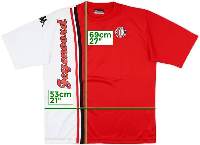2007-08 Feyenoord Kappa Training Tee - 7/10 - (M)
