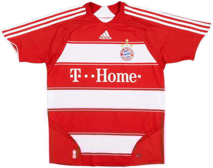 2008-09 Bayern Munich Home Shirt Lahm #21 - 8/10 - (XL.Boys)