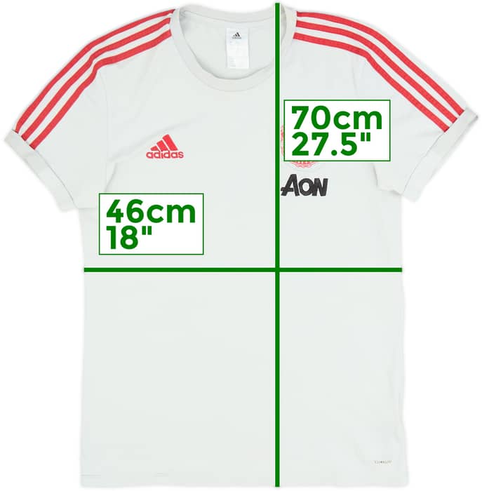2018-19 Manchester United adidas Cotton Tee - 6/10 - (Women's M)