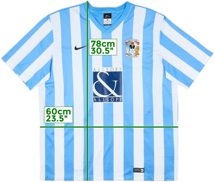 2015-16 Coventry Home Shirt - 8/10 - (XL)