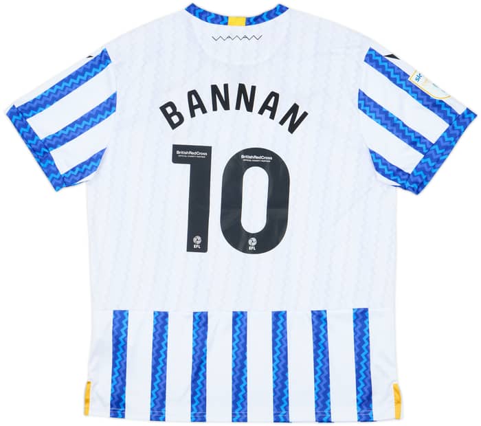 2024-25 Sheffield Wednesday Home Shirt Bannan #10 - 8/10 - (3XL)