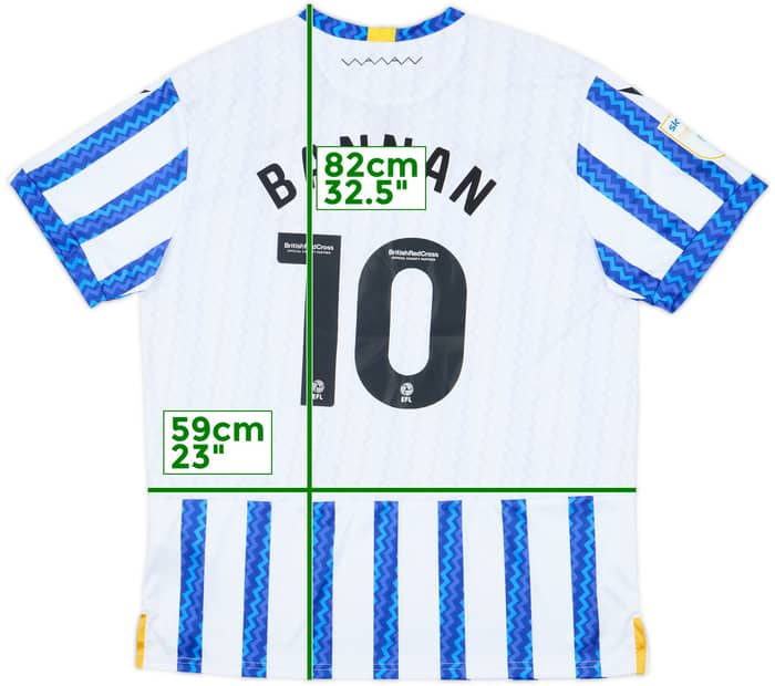 2024-25 Sheffield Wednesday Home Shirt Bannan #10 - 8/10 - (3XL)