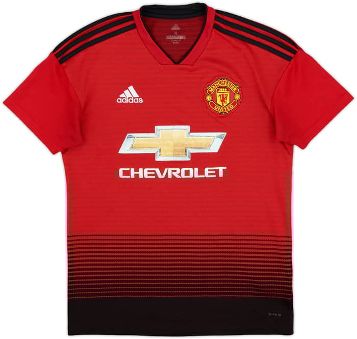 2018-19 Manchester United Home Shirt - 4/10 - (S)