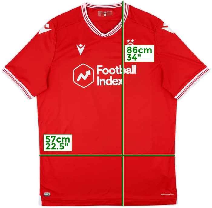2020-21 Nottingham Forest Home Shirt - 7/10 - (3XL)