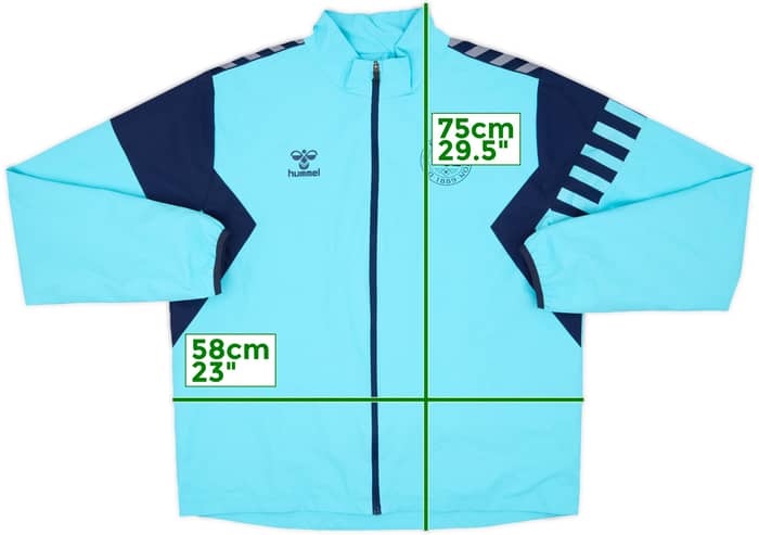 2022-23 Denmark Hummel Track Jacket - 8/10 - (L)