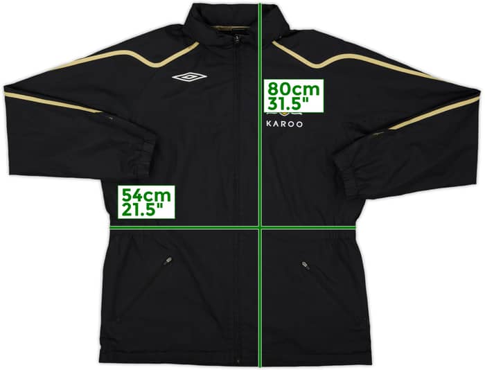 2008-09 Hull City Umbro Hooded Rain Jacket - 8/10 - (L)