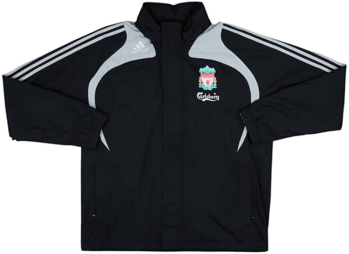 2008-09 Liverpool adidas Hooded Rain Jacket - 5/10 - (L/XL)