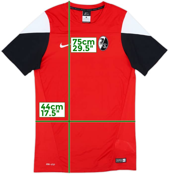 2015-16 Freiburg Signed Nike Training Shirt - 8/10 - (S)