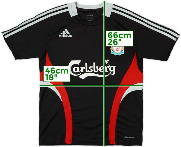 2008-09 Liverpool adidas Training Shirt - 6/10 - (S)