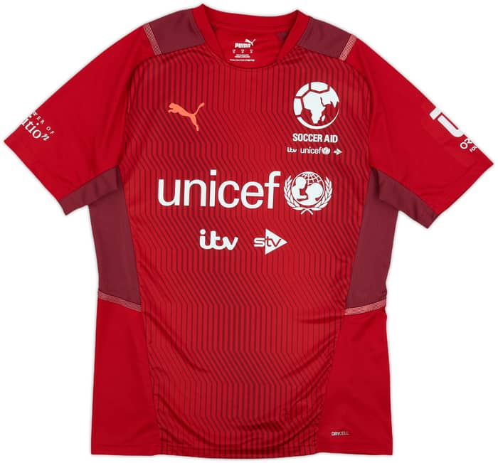 2020 Soccer Aid World XI Puma Training Shirt - 10/10 - (M)