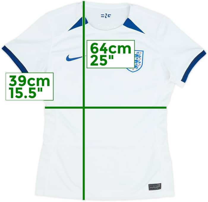 2023-24 England Lionesses Home Shirt - 8/10 - (Women's S)