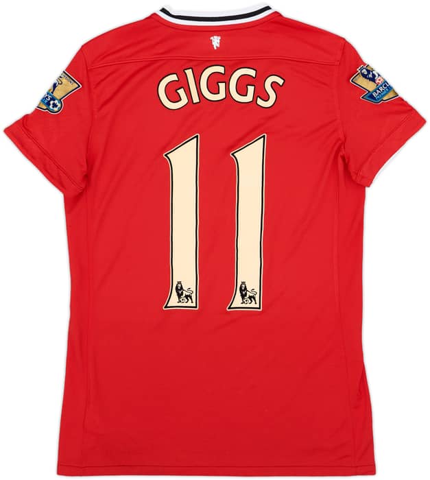 2011-12 Manchester United Home Shirt Giggs #11 - 6/10 - (Women's M)