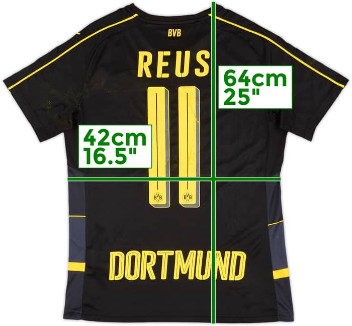 2016-17 Borussia Dortmund Away Shirt Reus #11 - 5/10 - (Women's M)