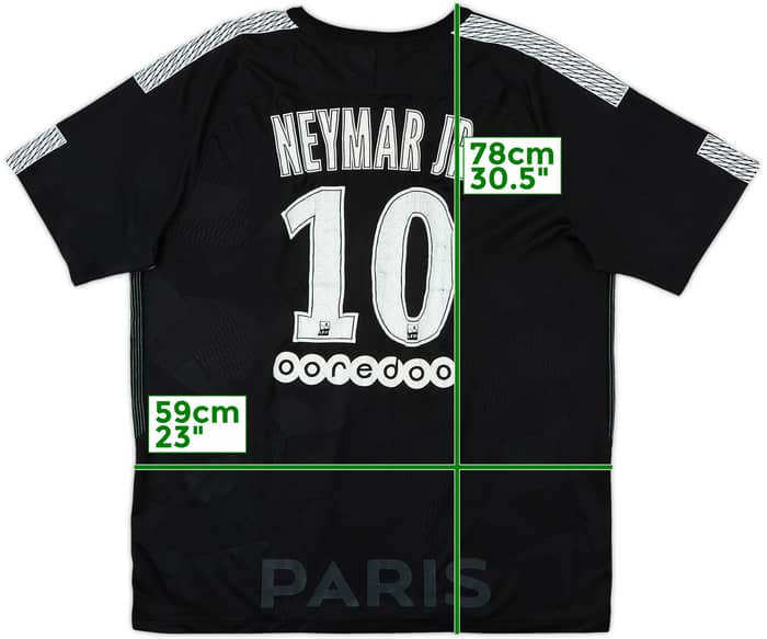 2017-18 Paris Saint-Germain Third Shirt Neymar Jr #10 - 5/10 - (XL)