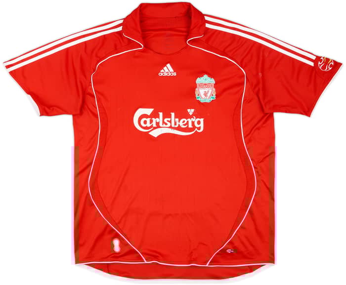 2006-08 Liverpool Home Shirt Gerrard #8 - 6/10 - (XL)