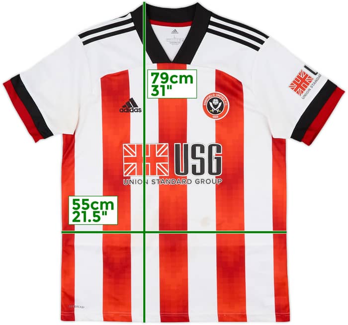 2020-21 Sheffield United Home Shirt - 5/10 - (L)
