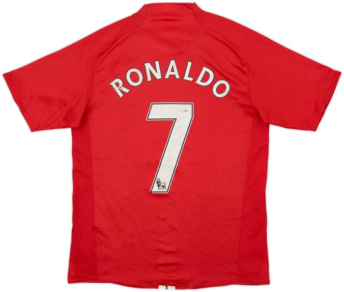 2007-09 Manchester United Home Shirt Ronaldo #7 - 5/10 - (S)