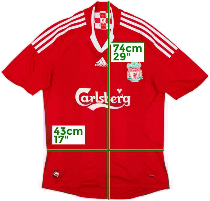 2008-10 Liverpool Home Shirt - 5/10 - (S)