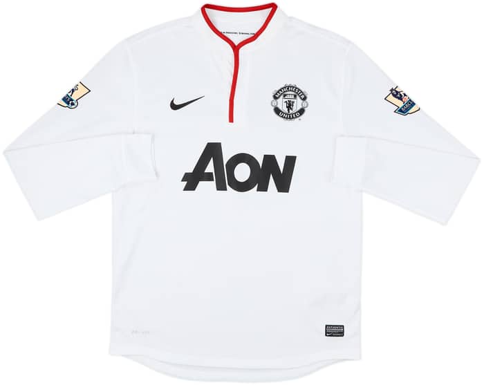 2012-14 Manchester United Away L/S Shirt Cantona #7 - 6/10 - (M)