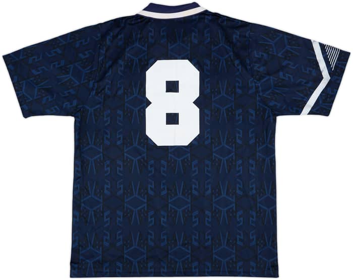 1991-94 Scotland Home Shirt #8 - 8/10 - (L)