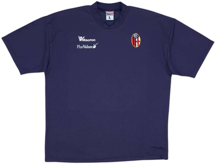 2001-02 Bologna Macron Signed Training Shirt - 8/10 - (L)