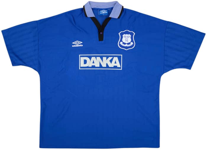 1995-97 Everton Home Shirt Ferguson #9 - 8/10 - (XXL)