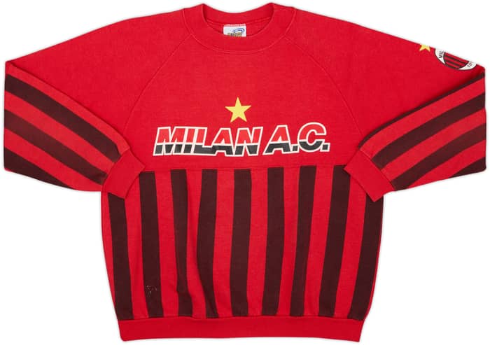 1990-91 AC Milan Le Felpe dei Grandi Club Sweat Top - 8/10 - (S)