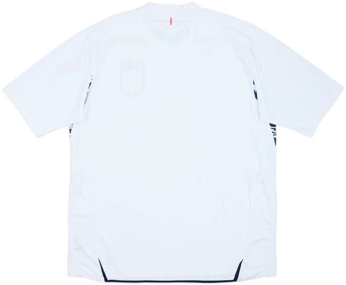 2007-09 England Home Shirt - 4/10 - (XL)